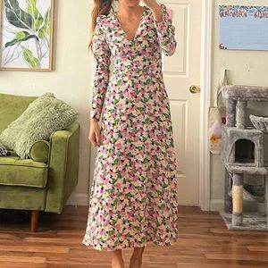 HM Floral Maxi Dress